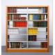 Wooden Plate 6 Layers Bookstore Ohsas18001 Metal Shelves