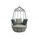 39.76'' X 65.75''H Outdoor Iron Ceiling Hanging Swing Chair