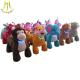 Hansel shopping mall electric battery powered plush ride on animal