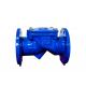 Rubber Seat Silent Check Valve Cast Iron 45 DEG For Sewage