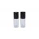 Triangular Clear Glass 30ml Cosmetic Pump Bottle Travel Size