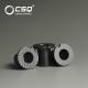 Black Industrial Ceramic Bearings Step Sleeve ZrO2 SSiC
