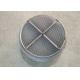 Stainless Steel Laboratory knitmesh Demister Mesh Pad 115mm ISO9001-2015