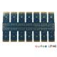 Fr4 Blue Solder Optical PCB Circuit Board For Communication Module 1.6 MM