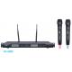 UHF two channels  true diversity IR frequency wireless microphone KU-6062