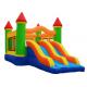 Children Indoor Small Inflatable Bounce House Combo With 2 Slides 4X4X3.2m