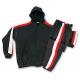 Winter Velour Mens Sports Tracksuits Running Wear With Hood Anti Static Anti UV