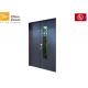 UL Listed 45 Mm Single Sash Steel Fire Safety Door With UL Ceramic Glass/ Customized Size