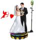 Wedding Part 360 Video Booth With Flight Case 115CM 45.2 Inch Slow Motion