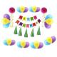 Amazon  hot sell Foil helium balloon with latex confetti balloon