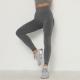 Seamless knitted tights yoga pants sports running pants women