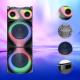 AC 220V Party Bluetooth Box Speaker Double 12 Inch 80W RMS With Lights