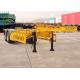 35T Payload 30ft 2 Axle Gooseneck Chemical Tank Container Skeleton Semi Trailer