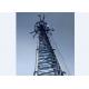 Outside Microwave Communication Tower Strong Steel Structure Tower