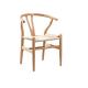 Nordic modern dining table and chair contracted household book chair arm-chair solid wood chair Y chair