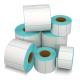 100x100mm 500pcs Blank Sticky Labels On A Roll Rectangle Thermal Barcode Sticker