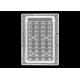 4*10 Array LED Street Light Module 180*83mm Size Lenses No UV Rays Produced