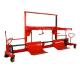 100mm Twin Warp Beam Trolley Electric Knitting Top Beam Harness Frame Transporting Truck