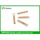 Safety Household Plastic Clothes Pegs Wooden Clips For Clothes OEM / ODM Available