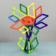 Colorful Flowers Magnetic Geometric Tiles Magnetic Building Blocks For 3 Year Olds