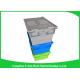 Durable Turnover Logistics Opaque Plastic Storage Boxes With Lid for foods