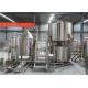 Efficient 10BBL Beer Fermenting Equipment Brushed Stainless Steel Surface