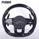 Glossy Carbon Fiber Leather LED Mercedes Benz W204 W205 A45 Steering Wheel