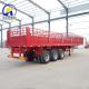 Stake Fence Semi Truck Trailer with 7000-8000mm Wheel Base and Mechanical Suspension