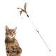 Funny Exerciser Playing Interactive Cat Toys Plastic Material With Feather Fur