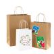 Recyclable Handle Paper Bags 100gsm - 150gsm Twisted Paper Handle Bags