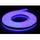 Double Sides Lighting LED Neon Flex Rope Light 12V Input LED Neon Rope Light waterproof Blue light