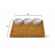 Rectangle Wooden Cheese Board Set , Bamboo Cheese Cutting Board Set Easy Clean