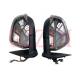 ABS Plastic Car Classic Chrome Black LED Side Mirrors For L200 2019