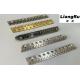 Custom Pitch 60mm Pin Plates , Bruckner Artos Harish Stenter Spare Parts