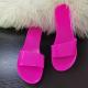 Flat Heel EVA Female Jelly Slippers ODM Acceptable