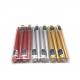 Factory wholesale  high quality electroplating multiple colored gold silver long burning non drip  taper candles