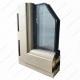 Double Glass Aluminum Window High Heat Break Extreme Impact Resistance For House