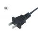 Durable 2 Conductor Power Cable , Home Extension Cord Heat Insulation