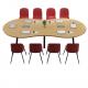 Modern Training Table and Chair Set for Productive Negotiations in Conference Rooms