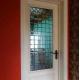 1200MM Decorative Leaded Glass Panels  With All Clear Beveled Glass For Entry  Doors