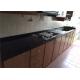 High Hardness Preformed Kitchen Countertops Black Galaxy Quartz Stone