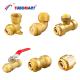 Hot Cold Water Pex Push Fittings Lead Free Quick Connect Brass Fittings PN10 PN16