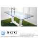 Marvelous Glass Top Dining Room Table Sets With Square Glass