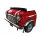 Vintage Classic Mini Car Sofa Couch With Black PU Leather Seat