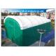 0.9mm Pvc Tarpaulin Green Inflatable Air Tent For Family Outdoor Events