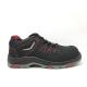 Vulcanized Outsole Black Work Shoes Shock Resistance For Indoor Clerk