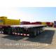 Titan flatbed semitrailer ,40feet platform trailer for container,container flatbed semi trailer