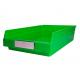 Solid Box Equipment Storage Plastic Shelf Bin with Dividers Customized Color and Stacking