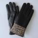 soft fashion classical genuine sheepskin lamb skin leather women gloves