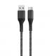 Durable Braided USB - C Charging Cable C-C 60W